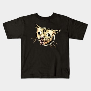 Coughing Cat Meme Kids T-Shirt